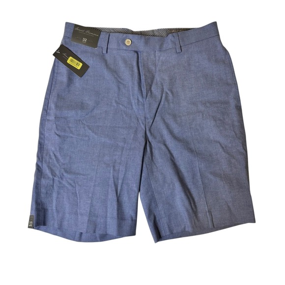Daniel Cremieux Other - Daniel Cremieux Signature Collection Mens Blue Linen Blend Shorts Size 32 NWT